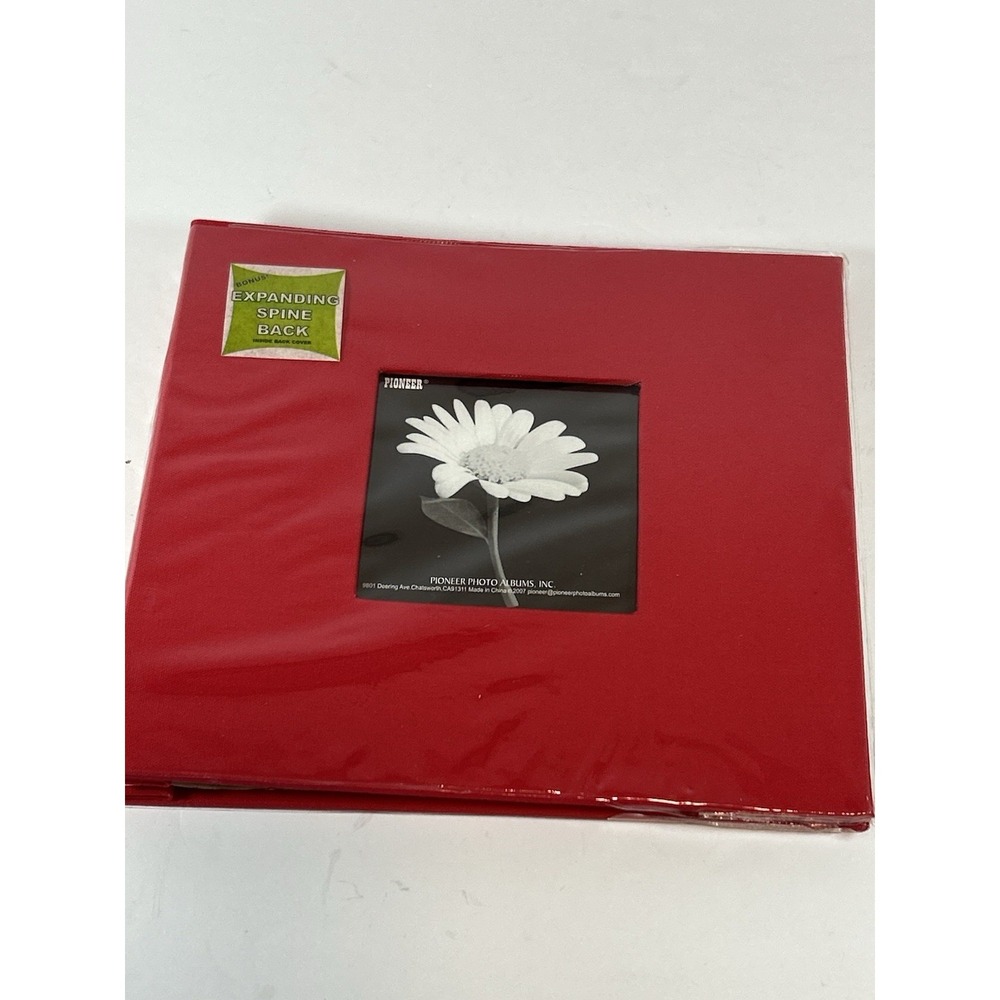 Pioneer E-Z Load 8 x 8 Memory Book Acid Free 20 Top Loading Pages NEW Red